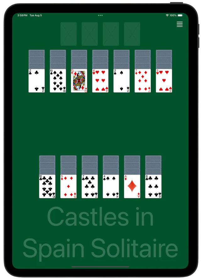 Castles In Spain solitaire