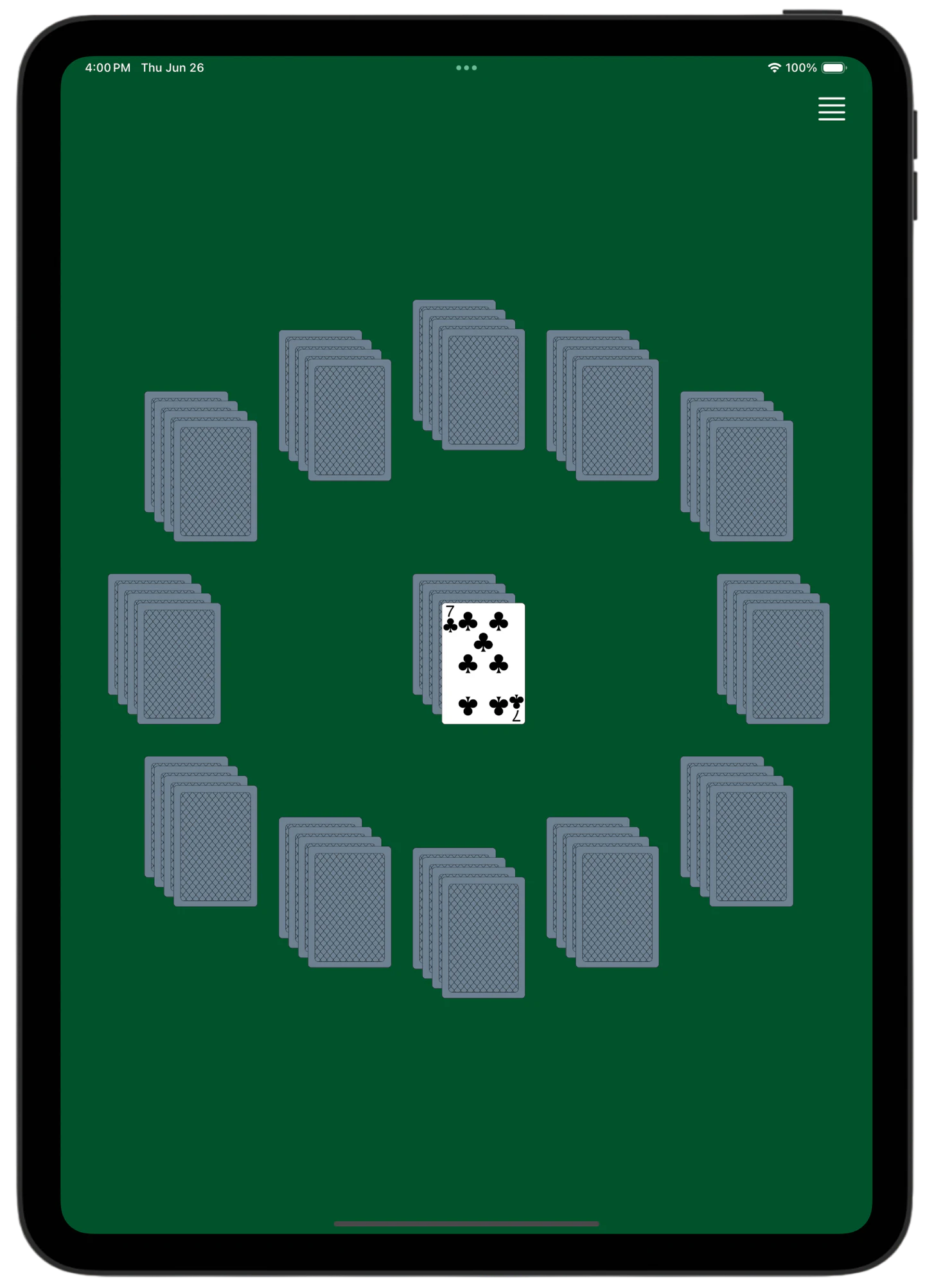 Clock Solitaire — Rules