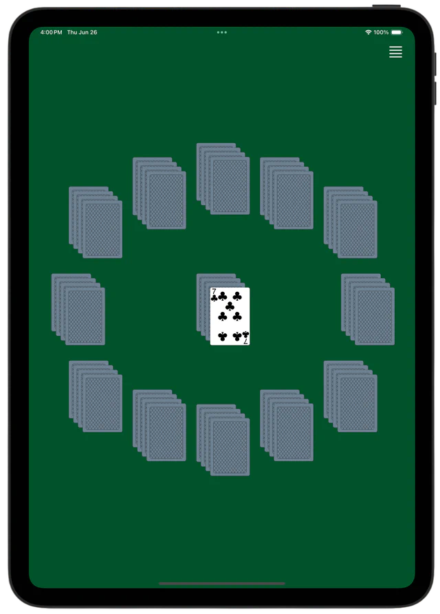 Clock solitaire