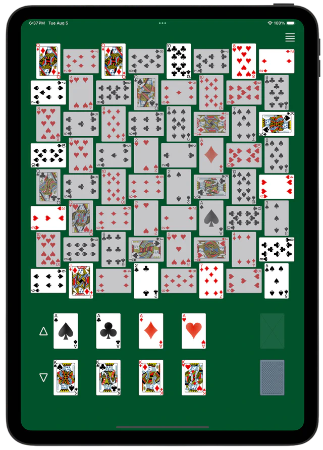 Crazy Quilt solitaire