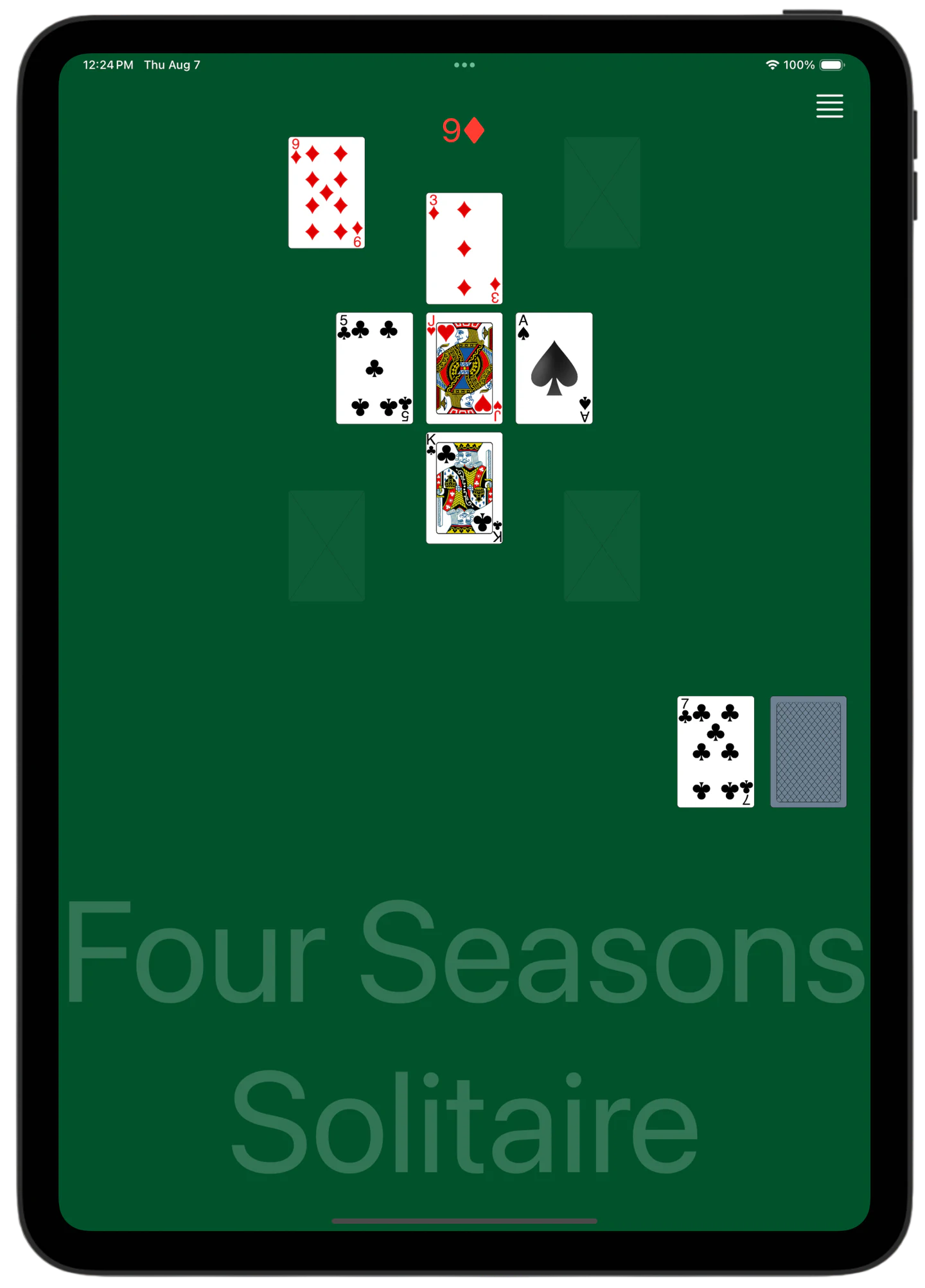 Four Seasons Solitaire — Rules