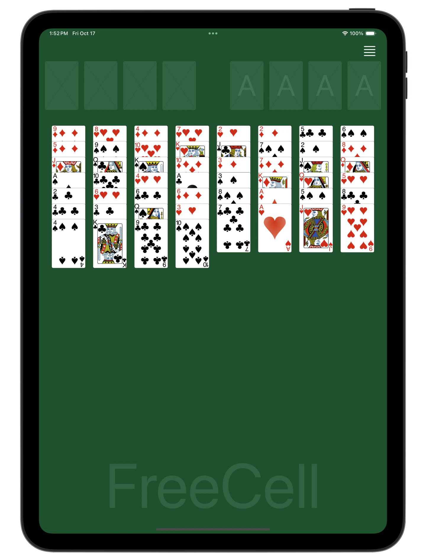 FreeCell — Rules