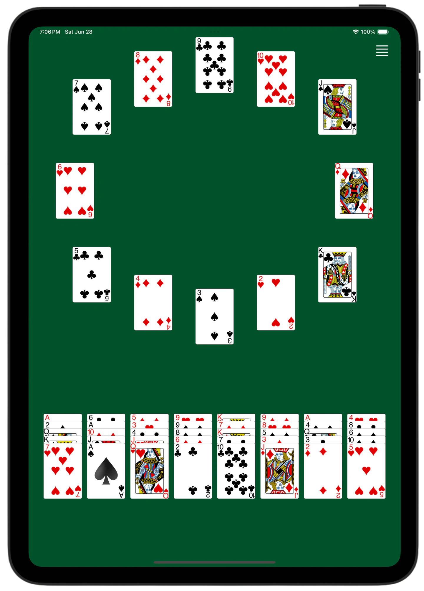 Grandfather's Clock Solitaire — Rules