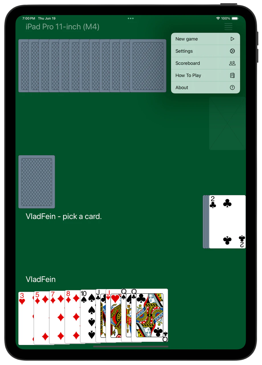 Go Fish — Menu