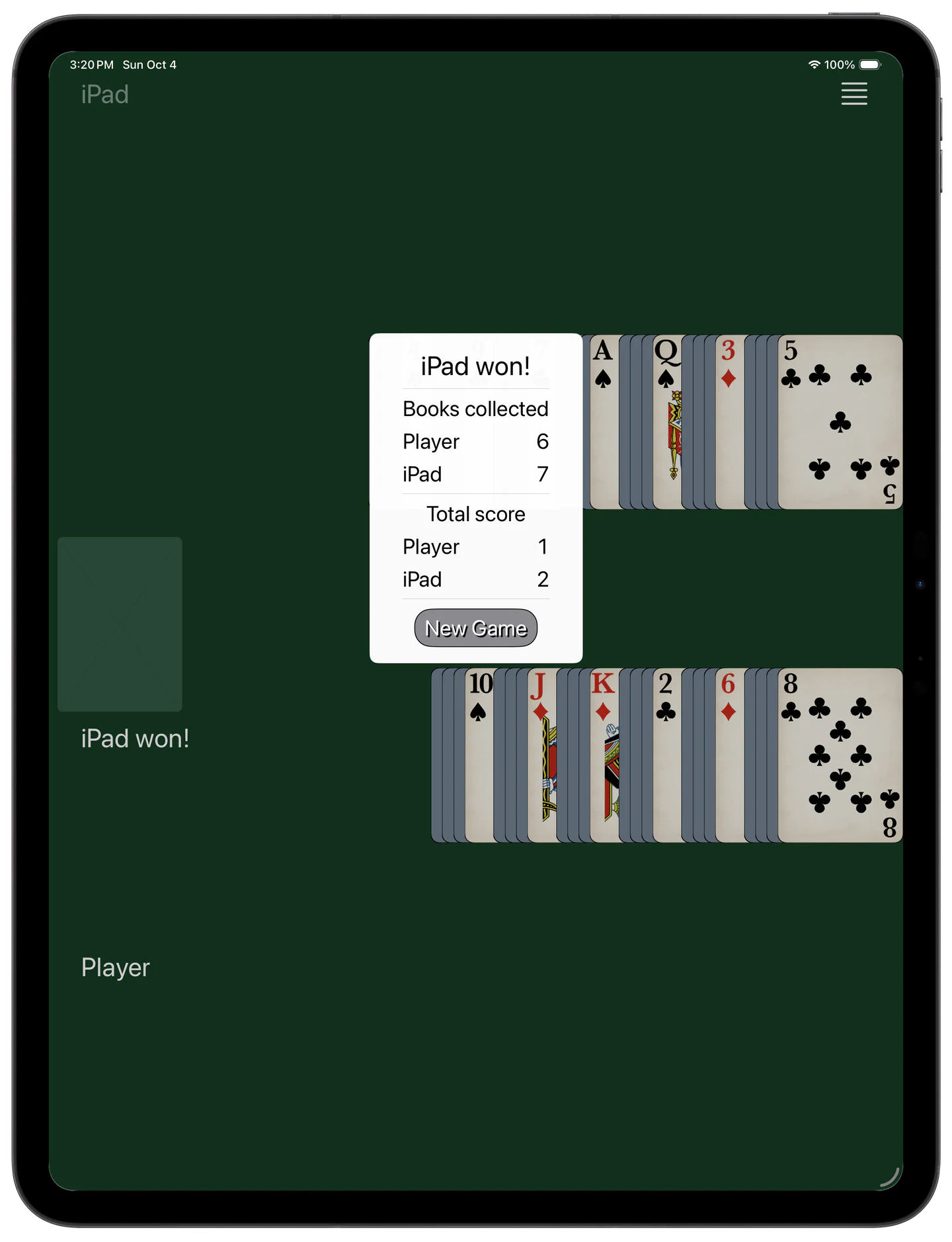 Go Fish — Score