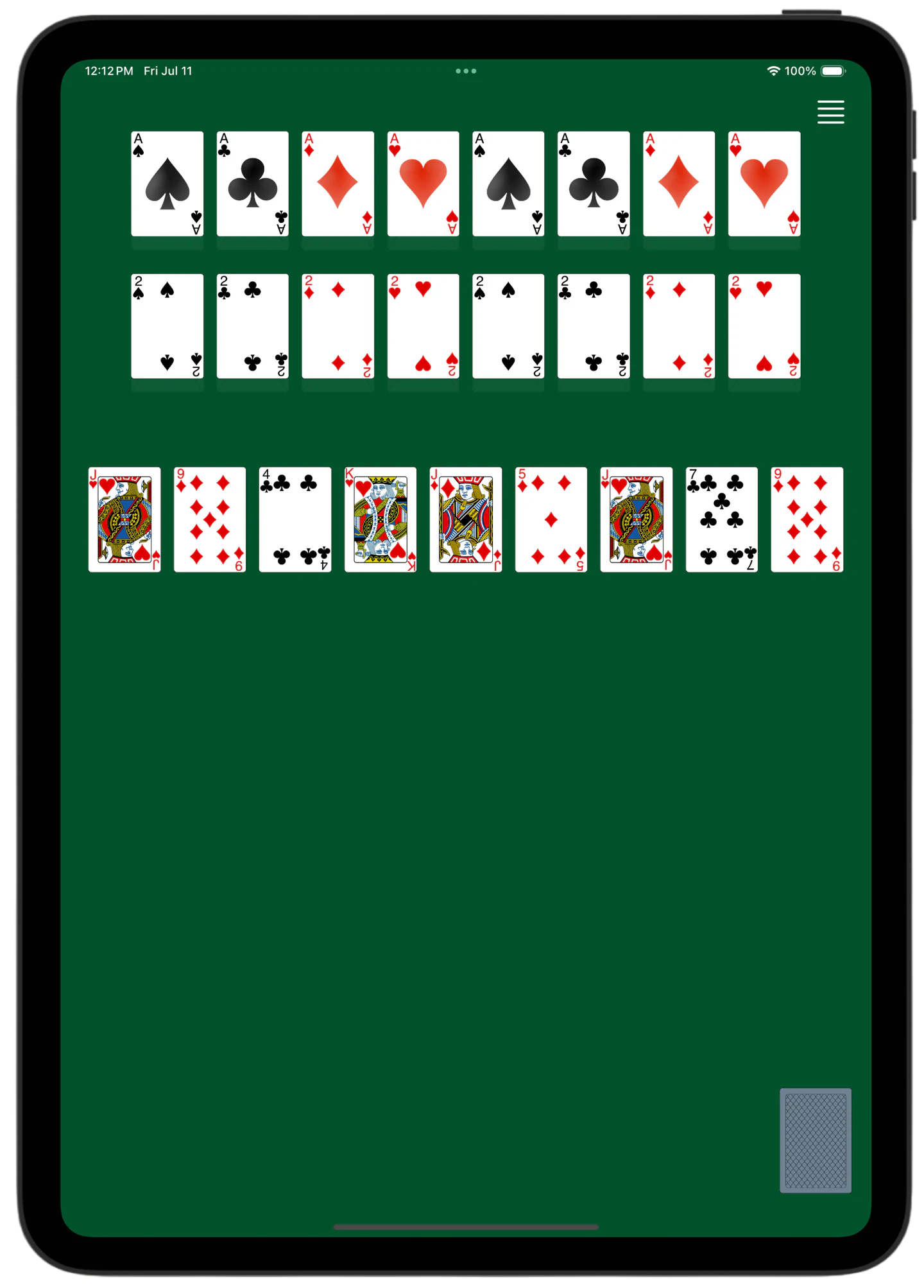 Mount Olympus Solitaire — Rules