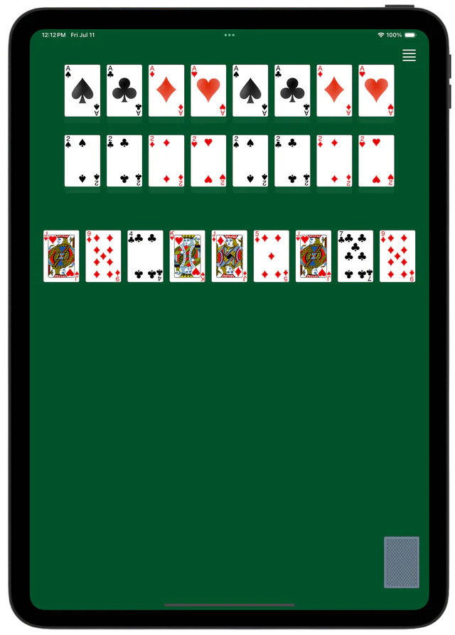 Mount Olympus solitaire