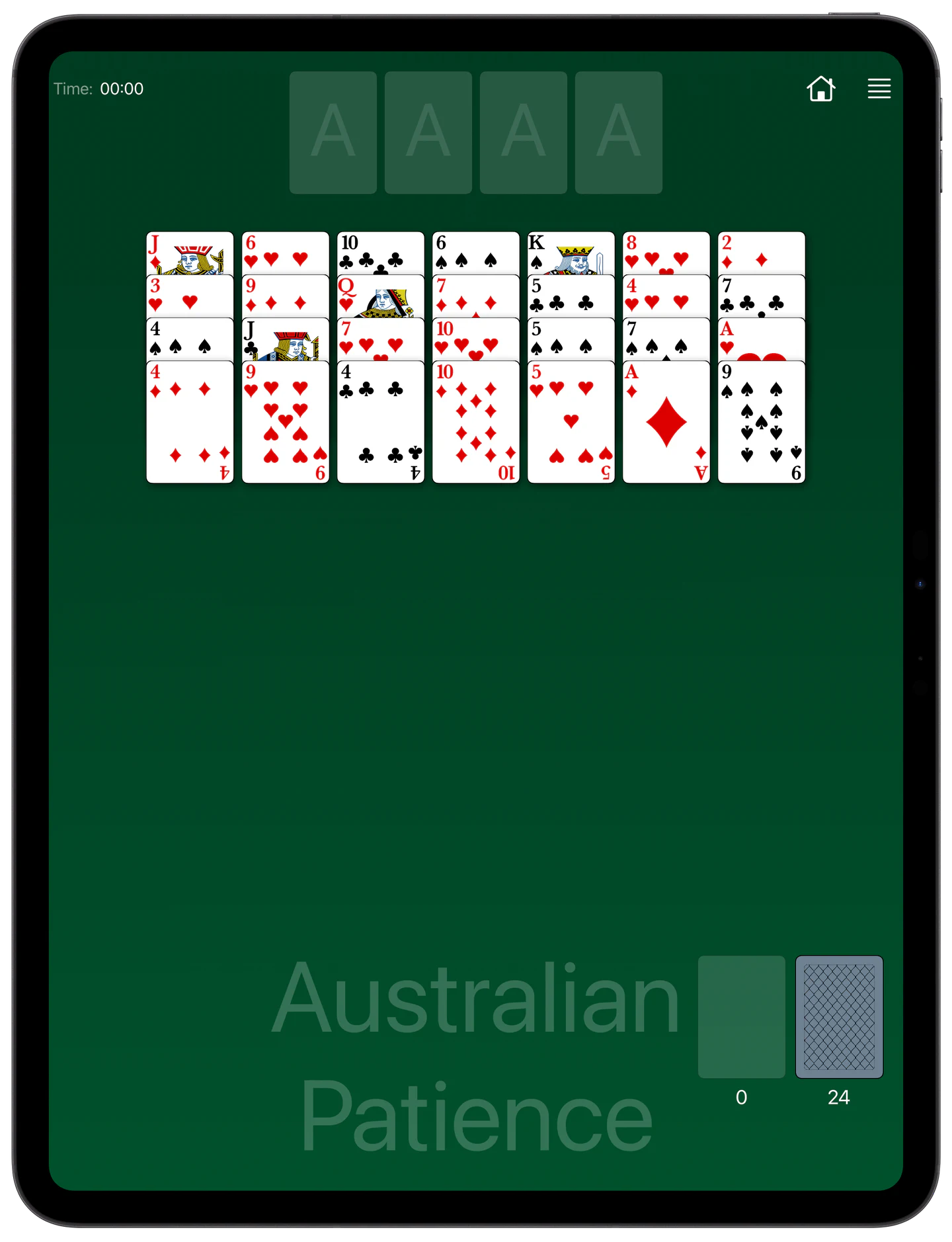 How to Play Australian Patience — Rules