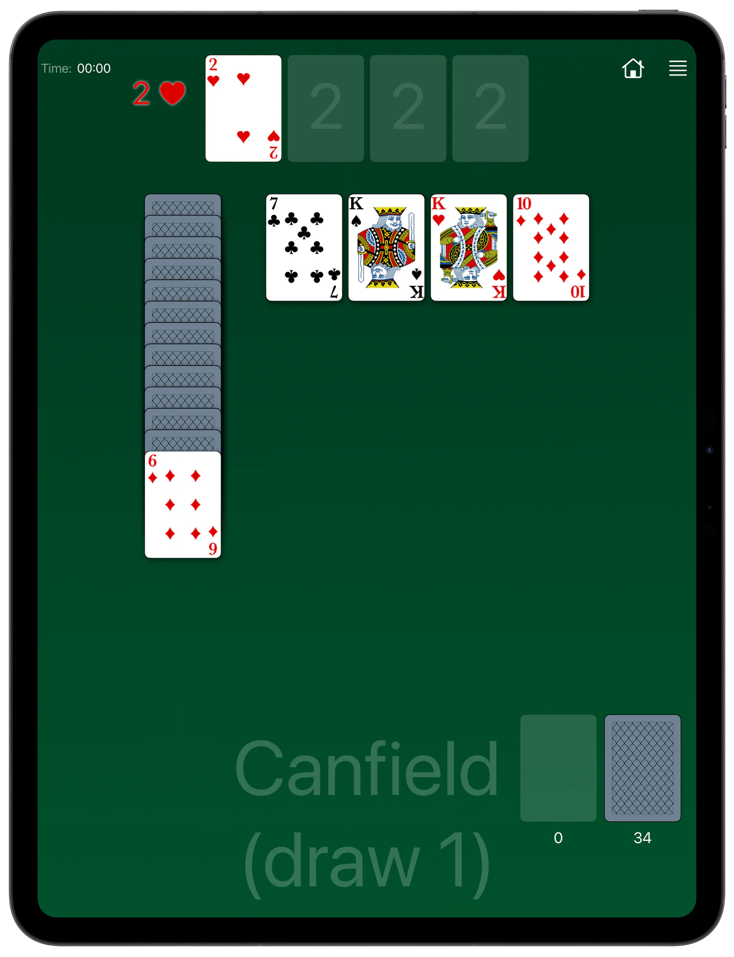 How to Play Canfield Solitaire — Rules