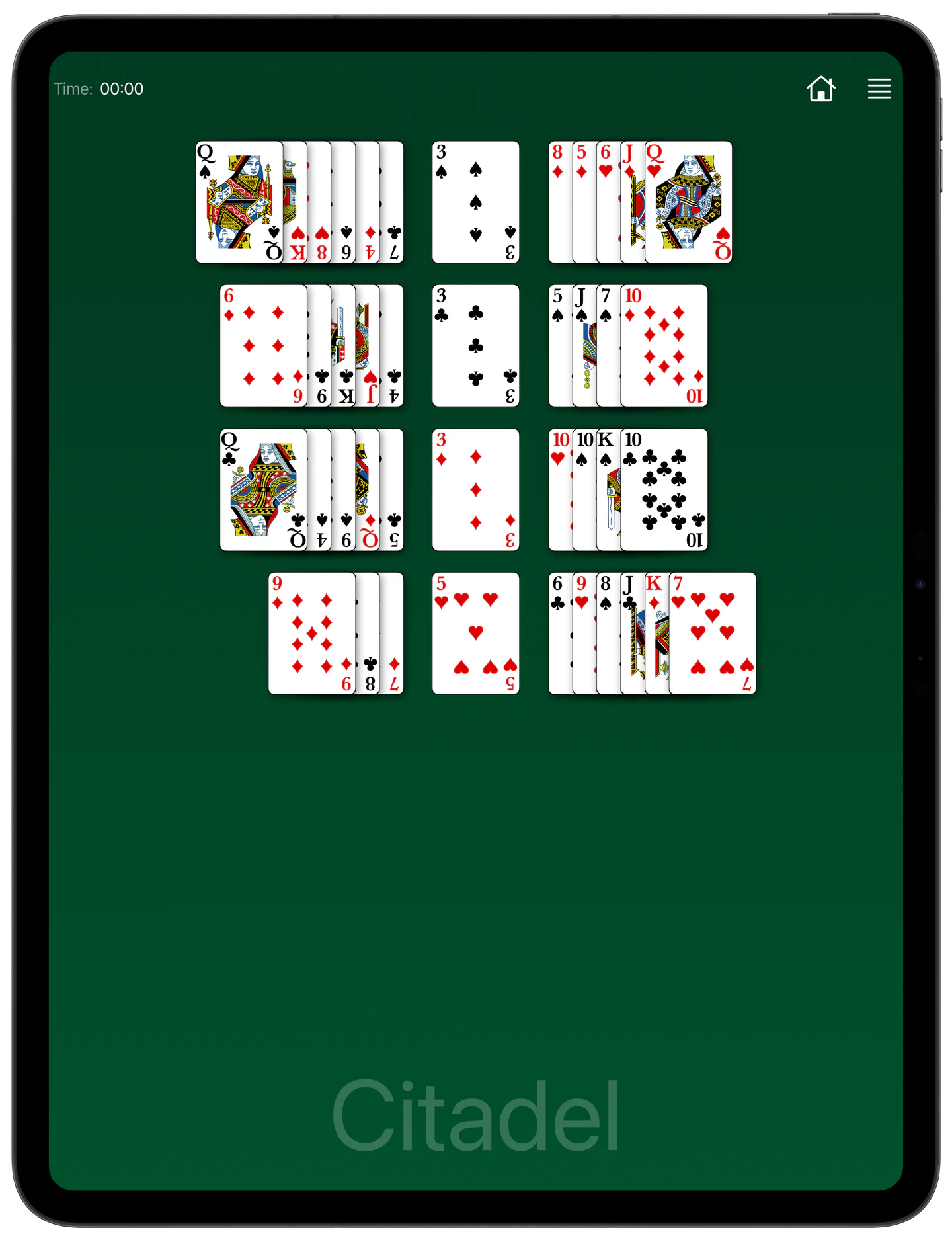 How to Play Citadel Solitaire — Rules