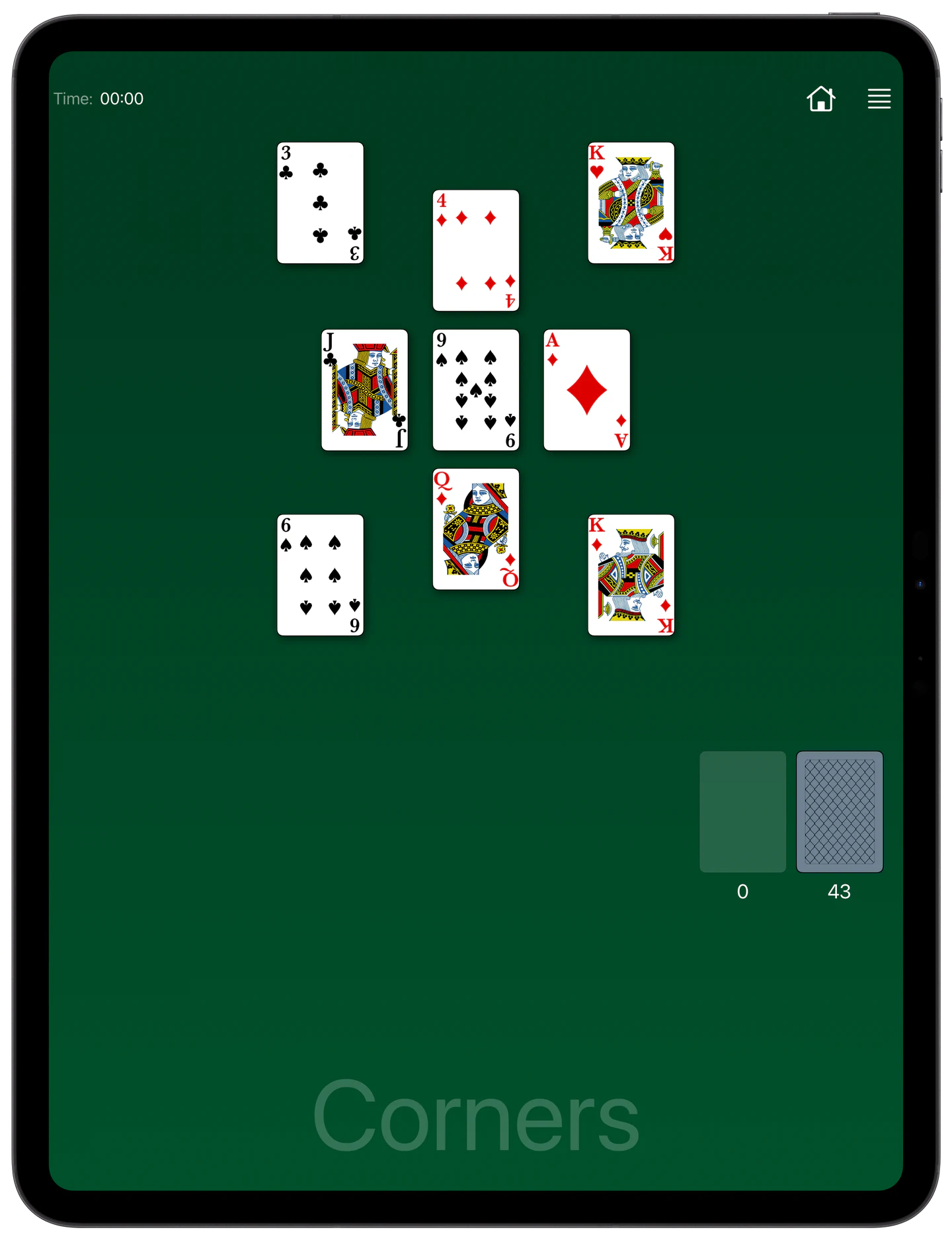 How to Play Corners Solitaire — Rules