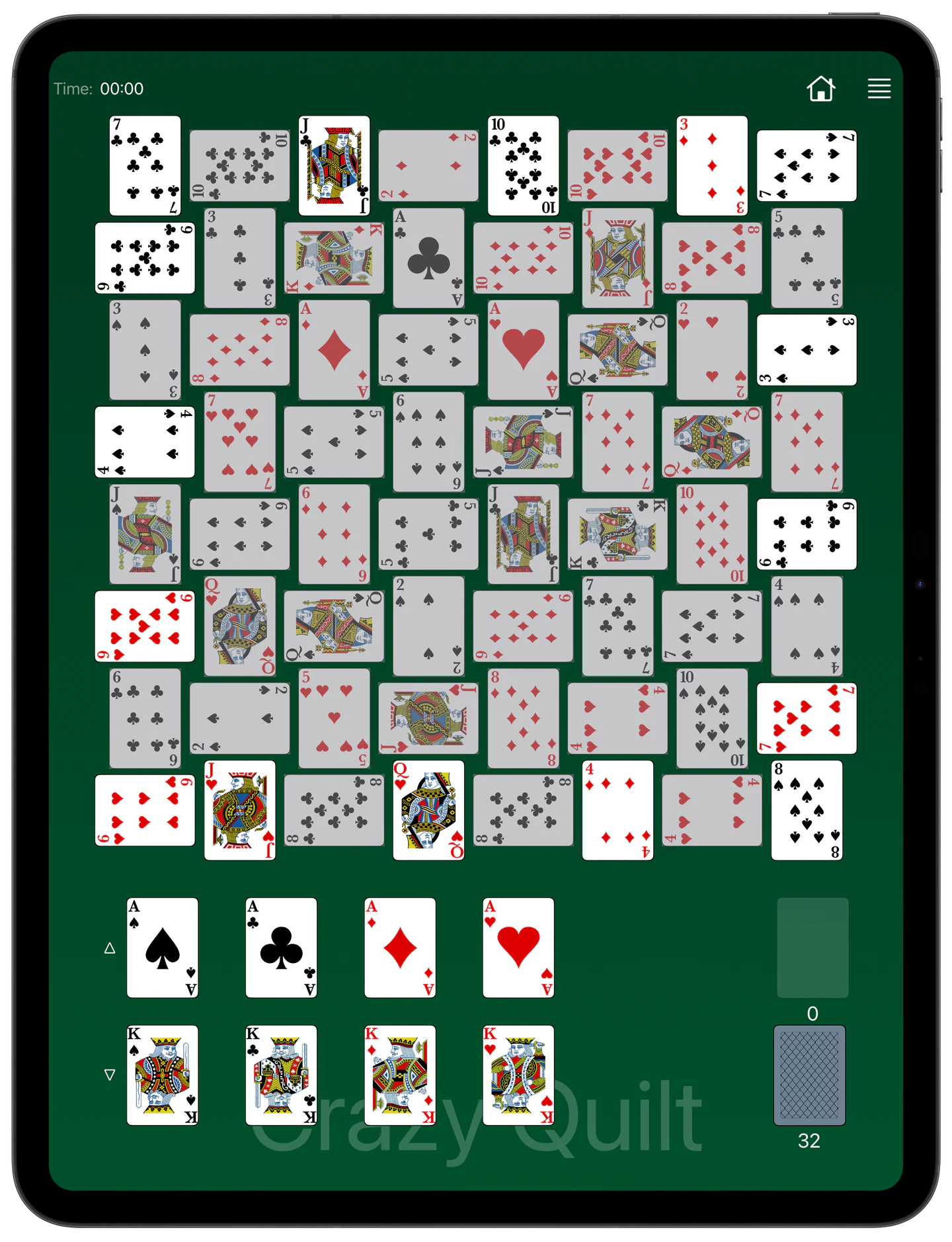 How to Play Crazy Quilt Solitaire — Rules