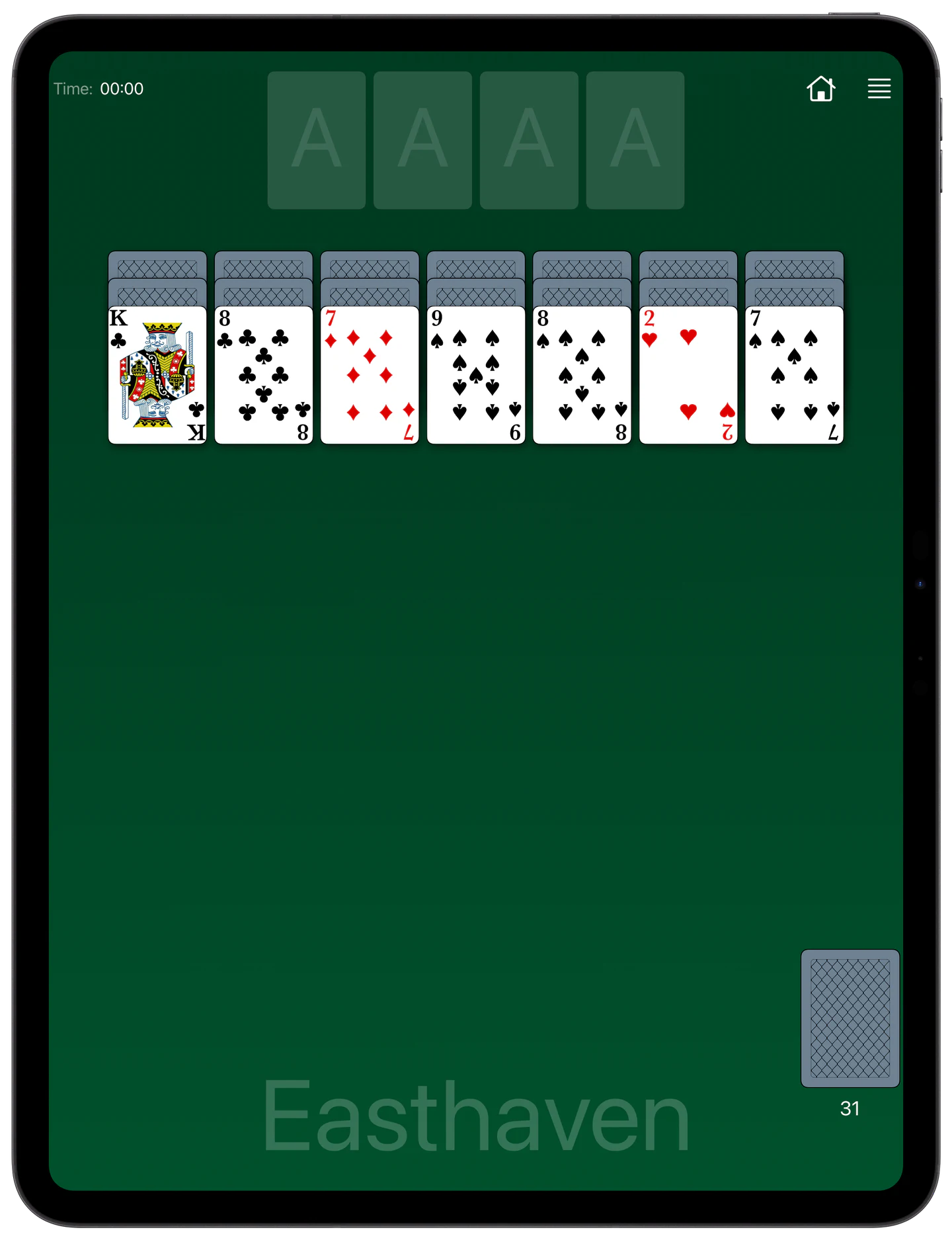 How to Play Easthaven Solitaire — Rules