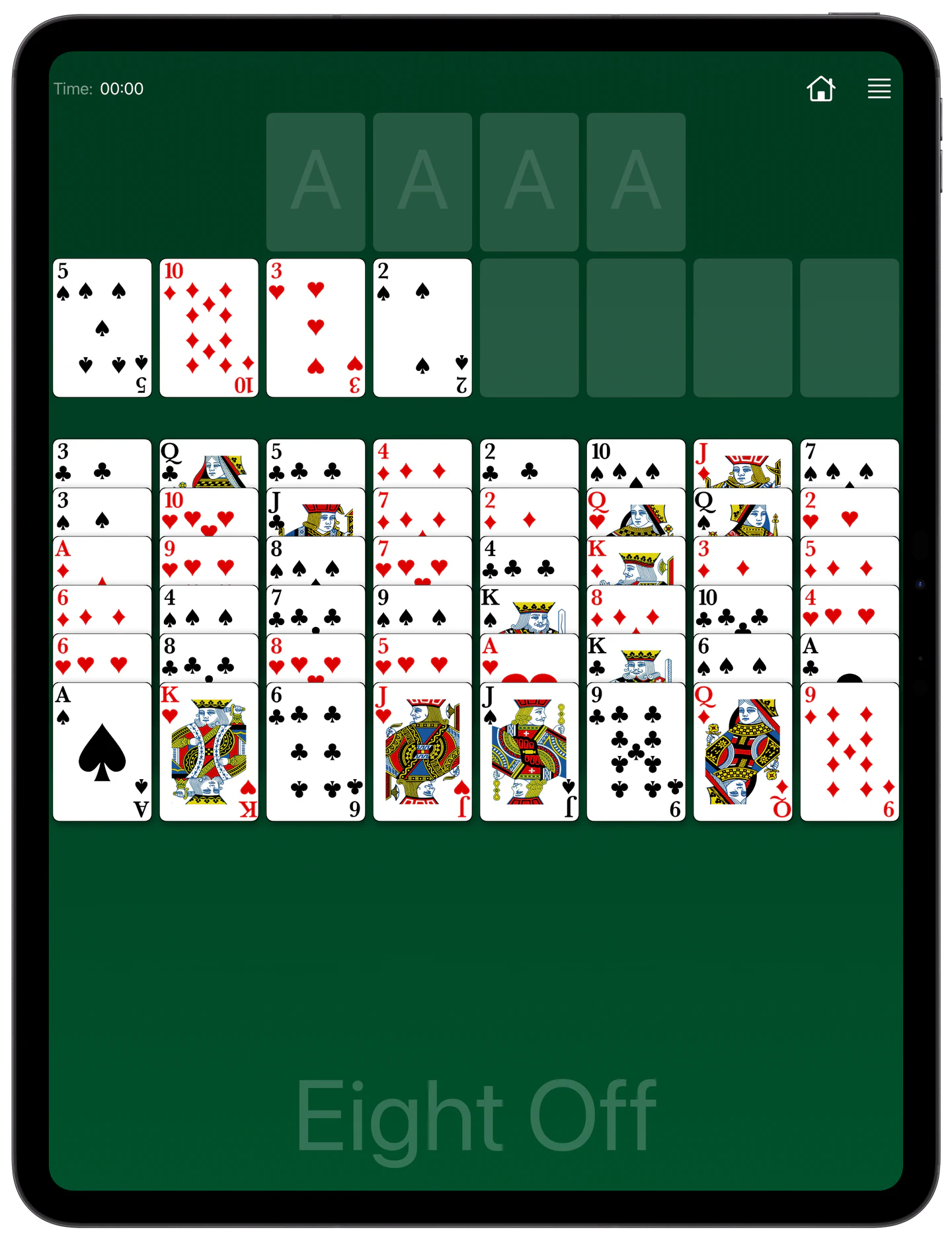 How to Play Eight Off Solitaire — Rules