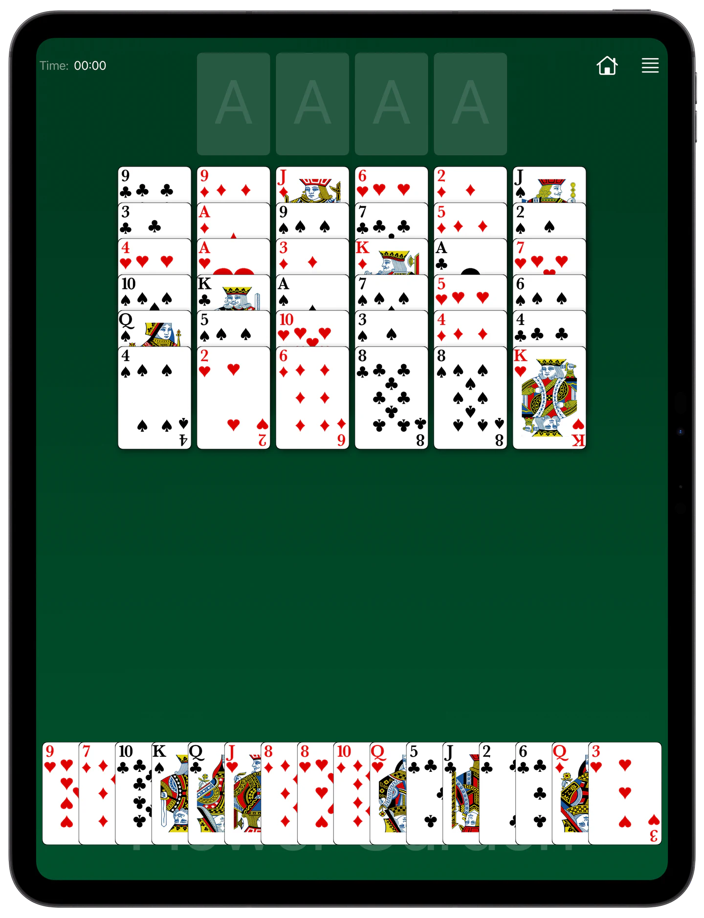 How to Play Flower Garden Solitaire — Rules