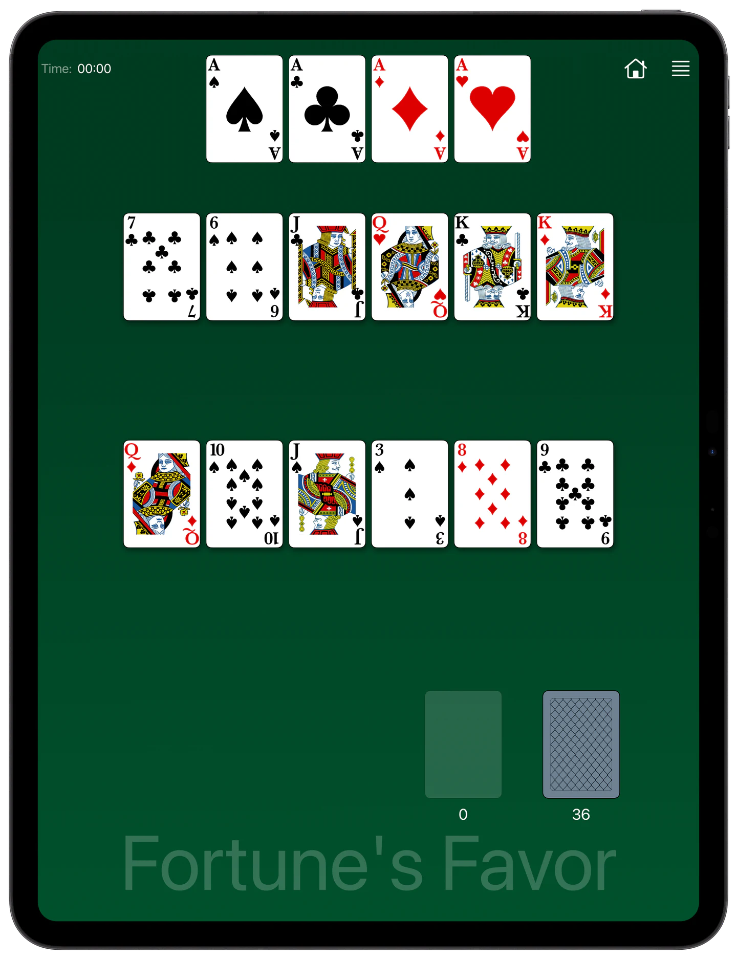 How to Play Fortune's Favor Solitaire — Rules