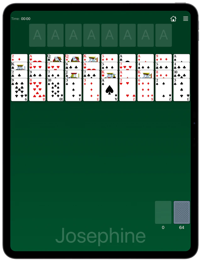 Josephine Solitaire board layout
