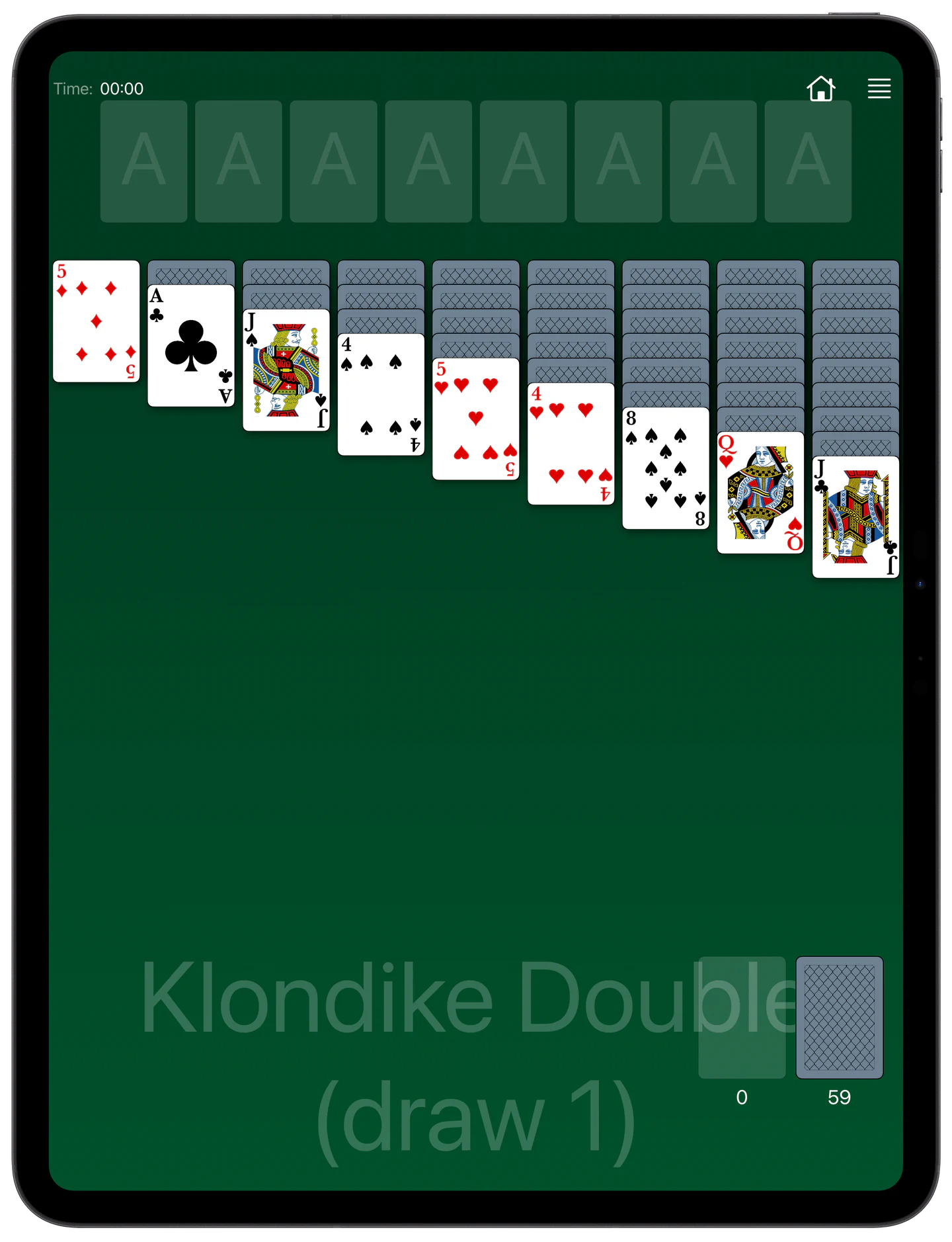 How to Play Klondike Double Solitaire — Rules