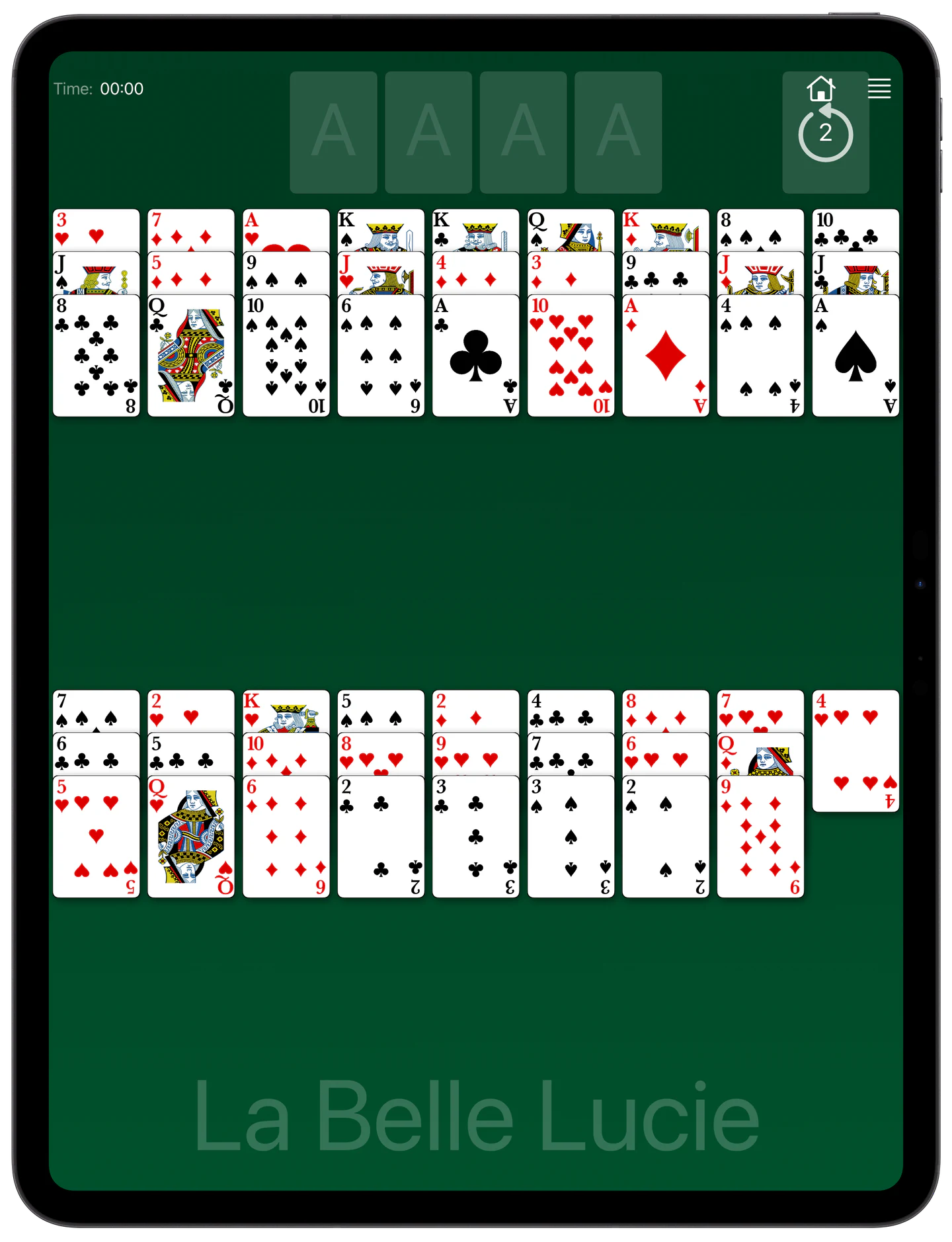 How to Play La Belle Lucie Solitaire — Rules