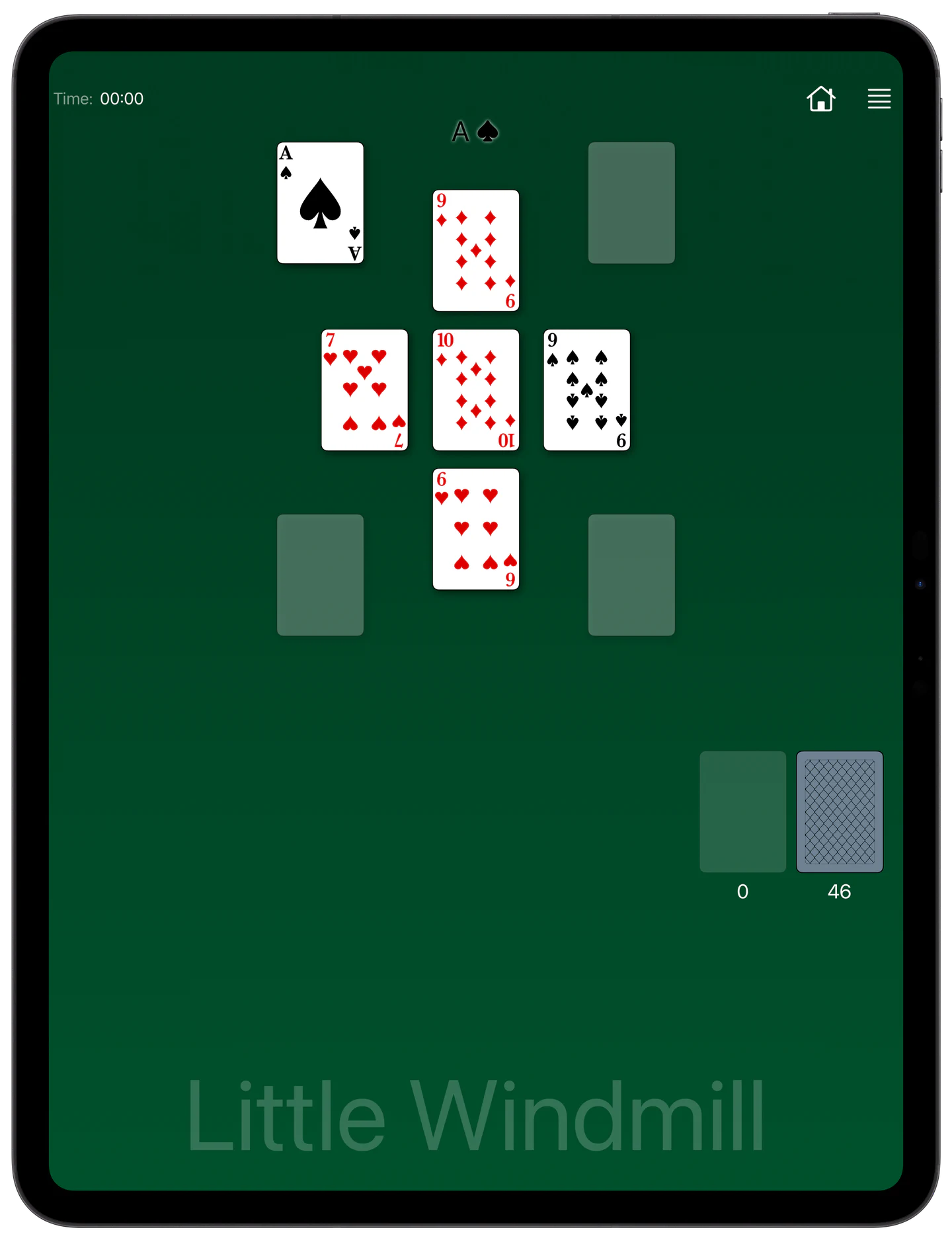 How to Play Little Windmill Solitaire — Rules