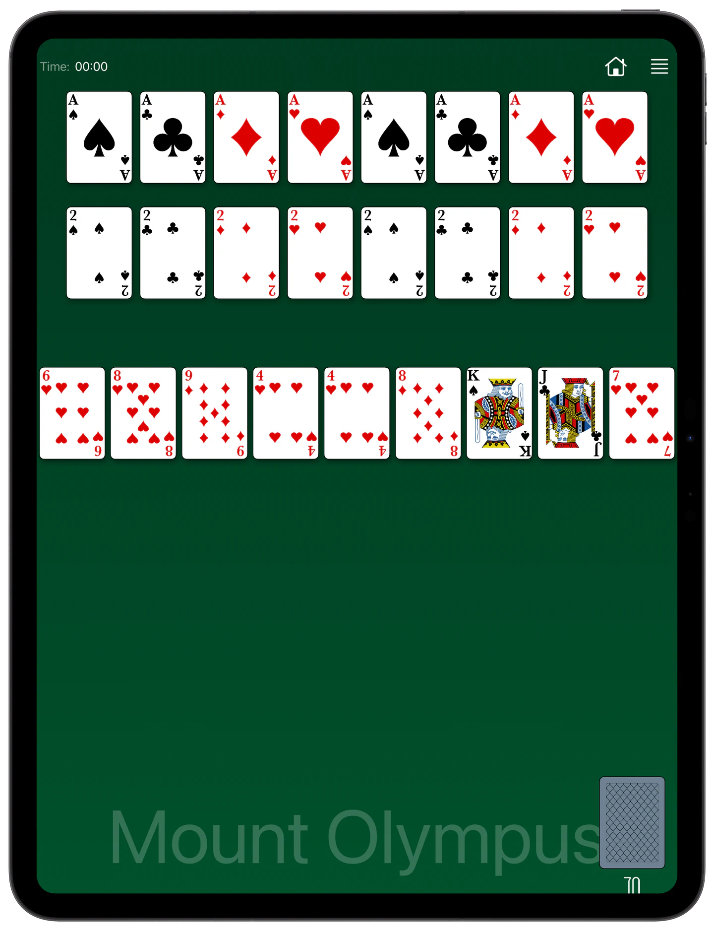 How to Play Mount Olympus Solitaire — Rules
