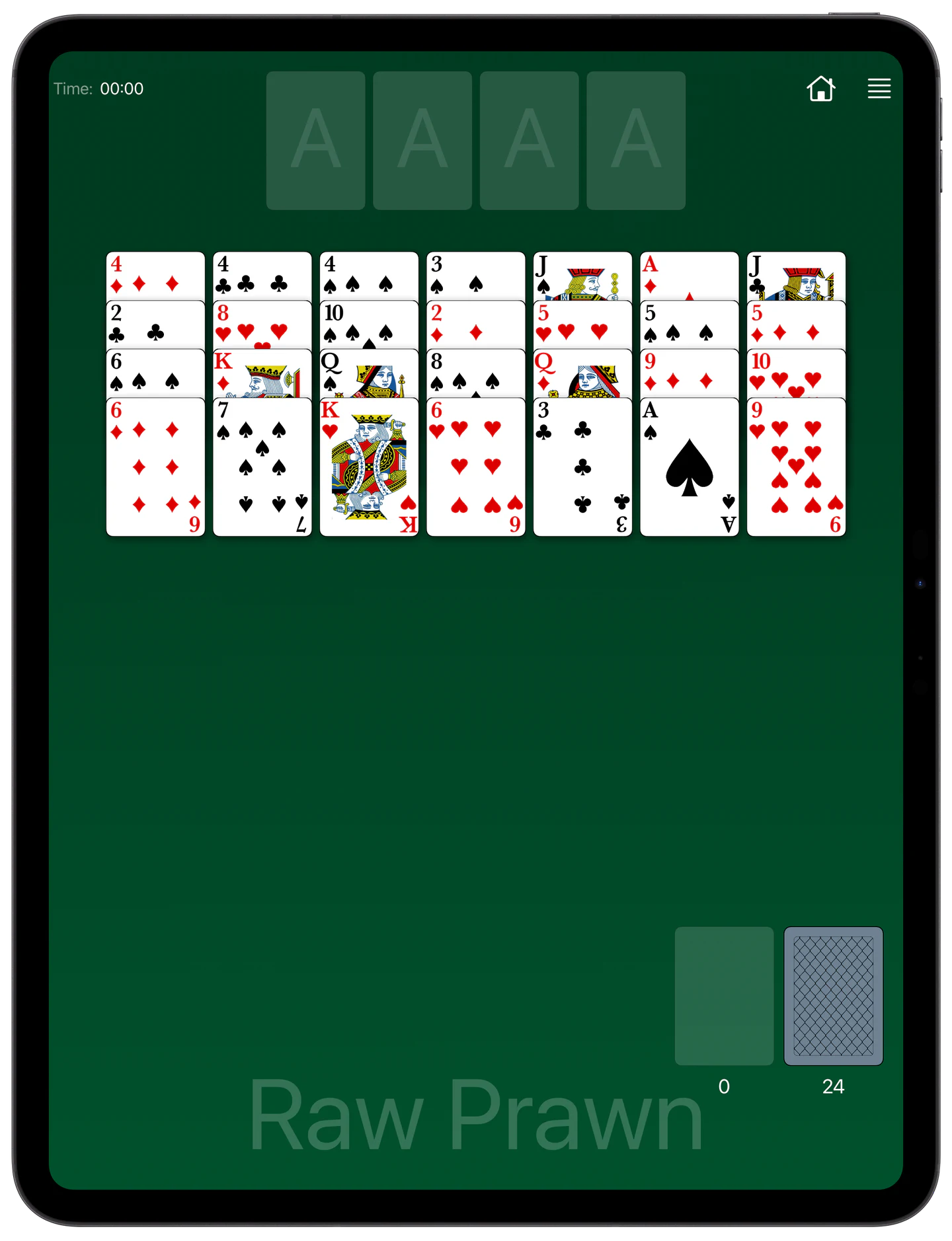 How to Play Raw Prawn Solitaire — Rules