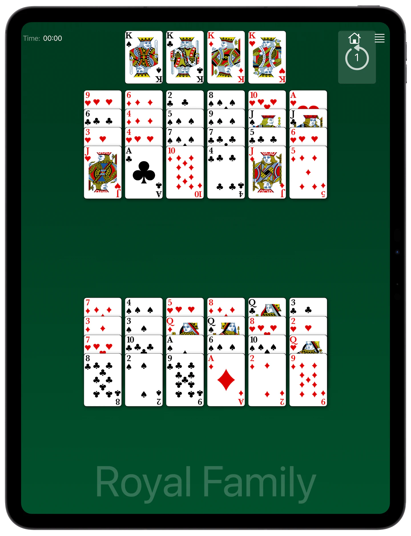 How to Play Royal Family Solitaire — Rules