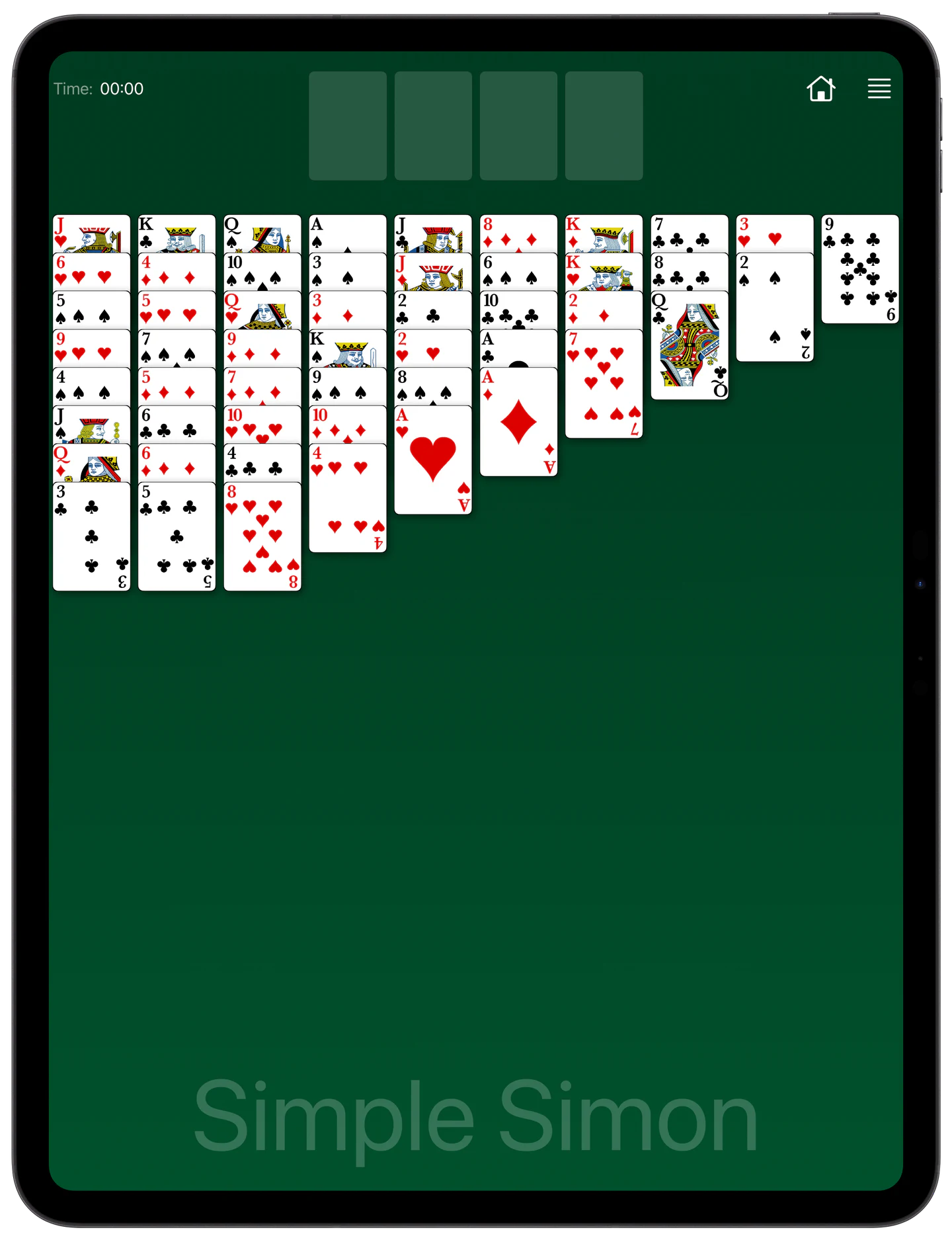 How to Play Simple Simon Solitaire — Rules