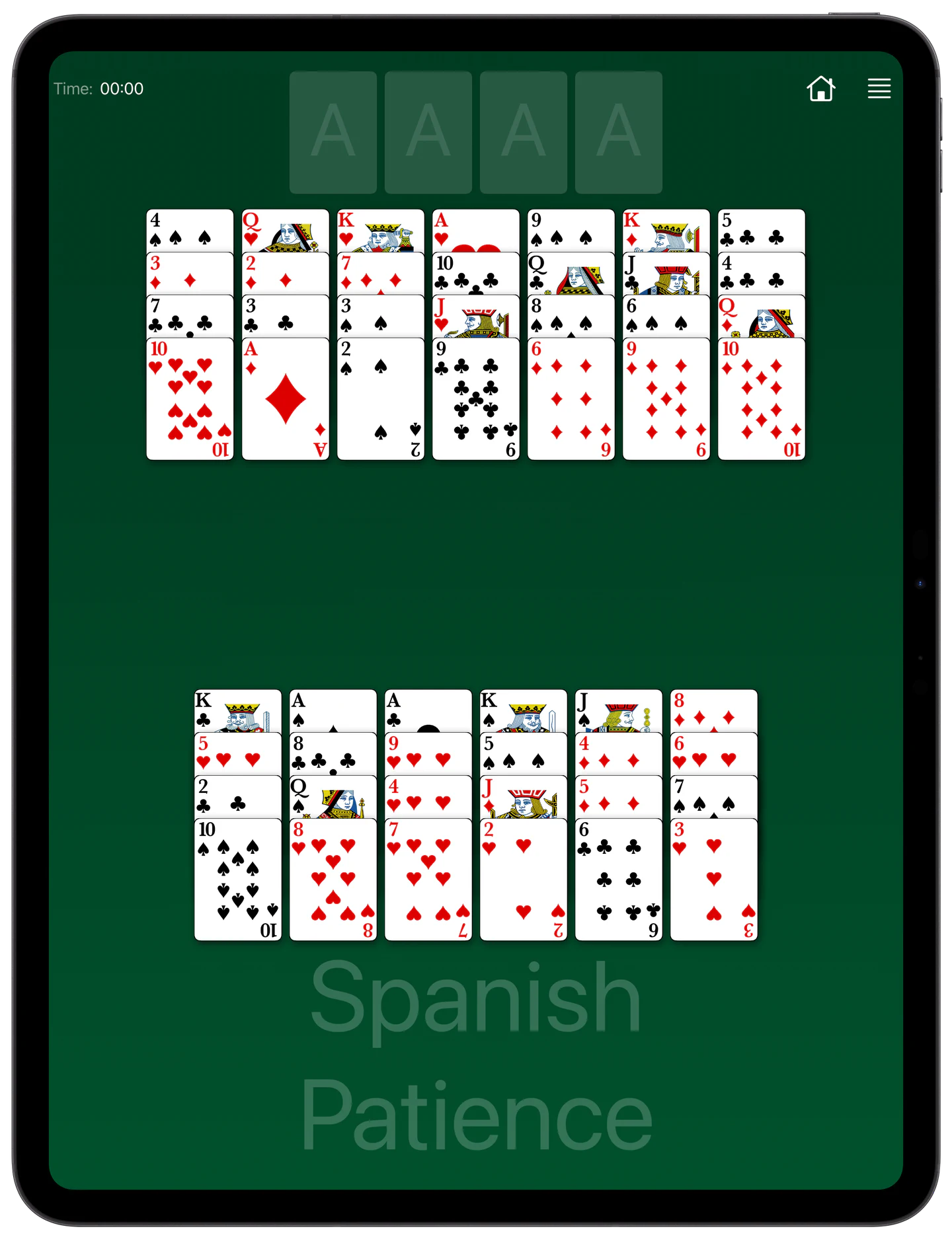 How to Play Spanish Patience — Rules