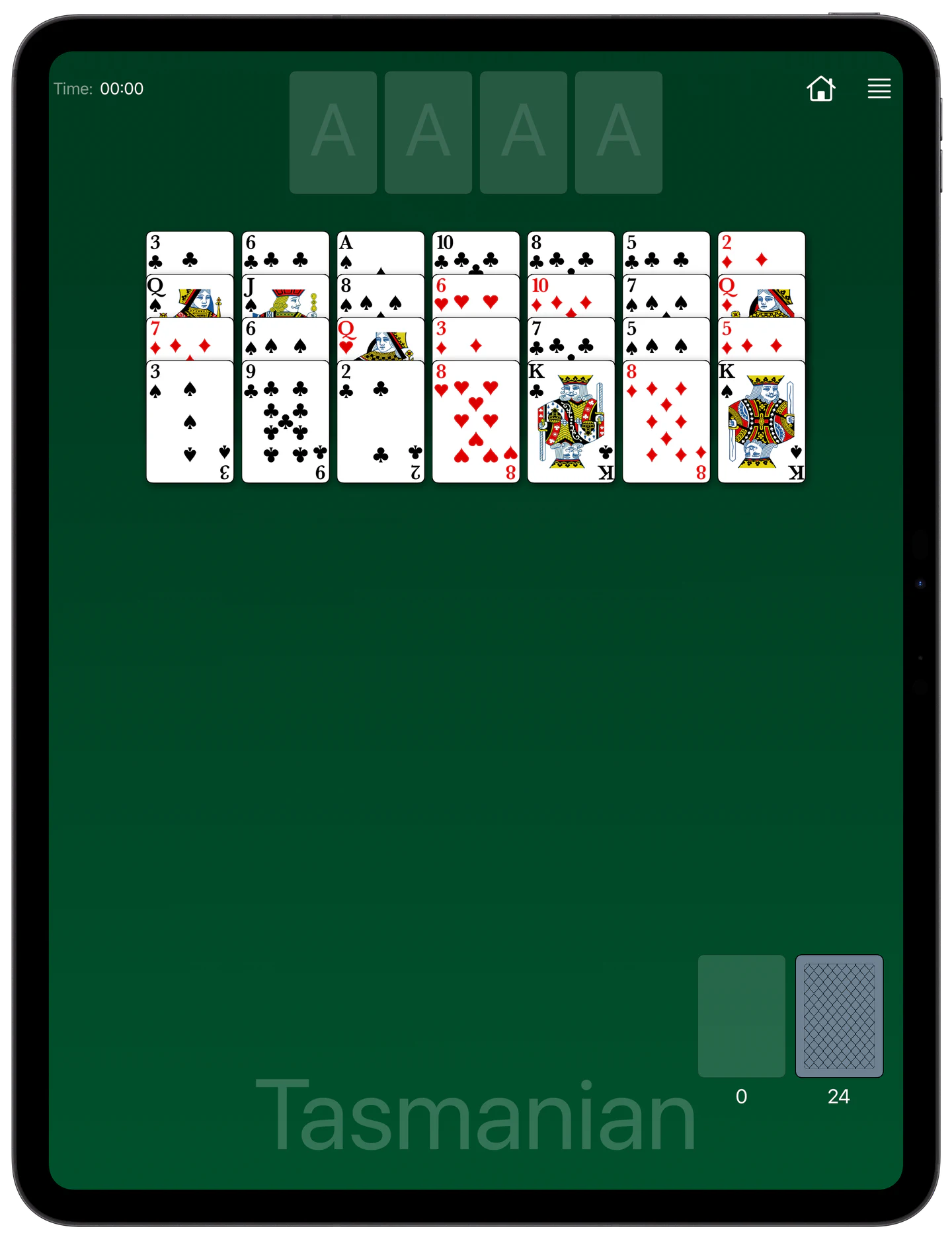 How to Play Tasmanian Solitaire — Rules