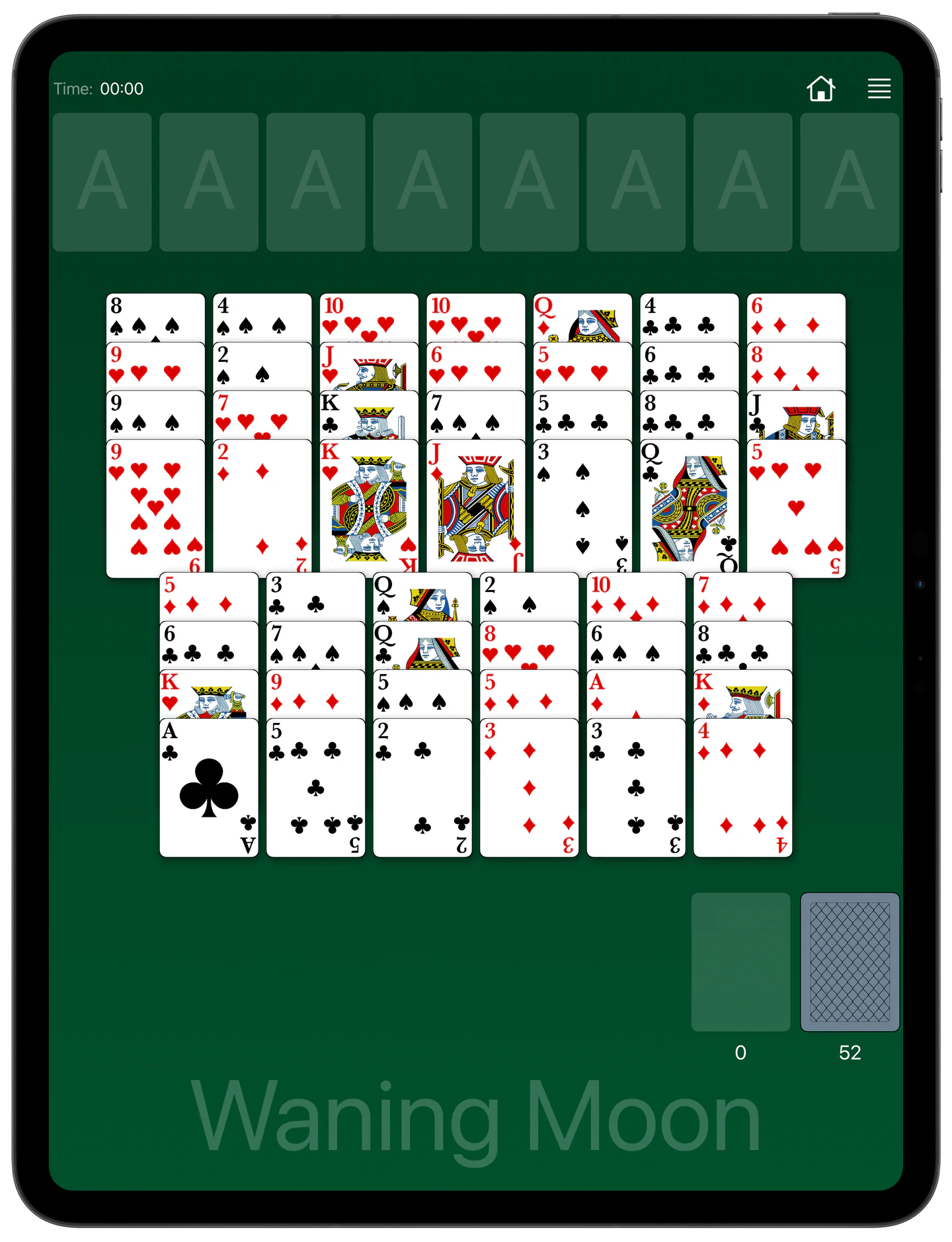 How to Play Waning Moon Solitaire — Rules