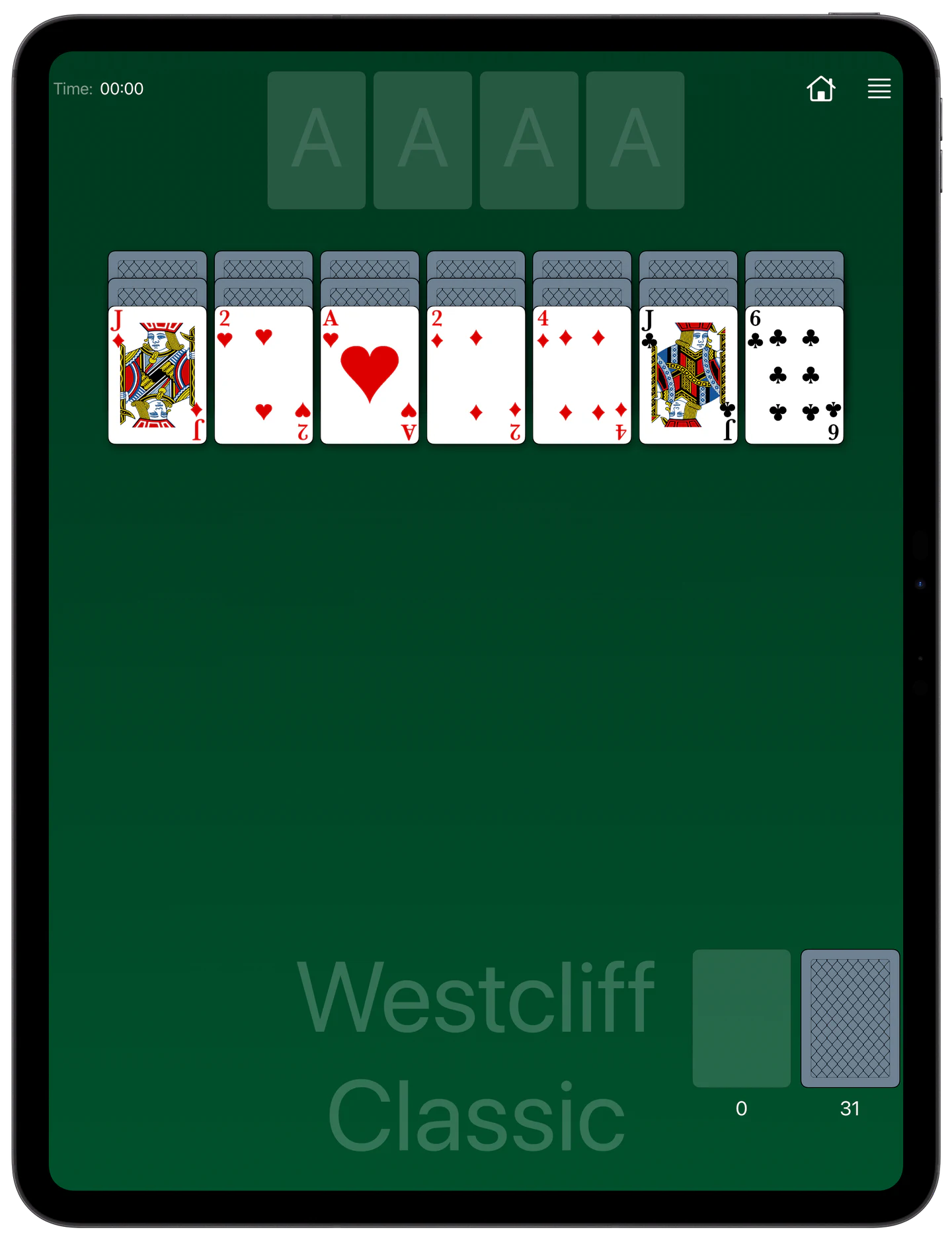 How to Play Westcliff Solitaire — Rules