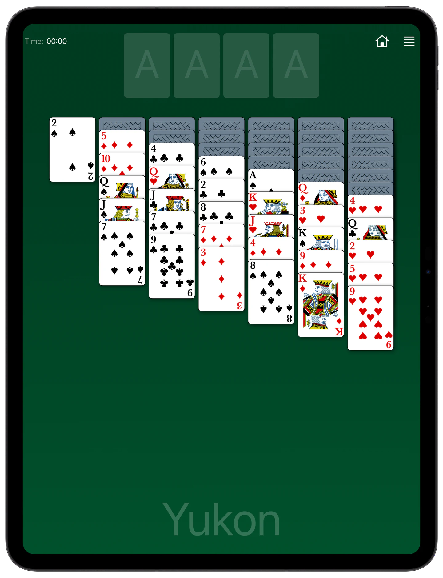 How to Play Yukon Solitaire — Rules