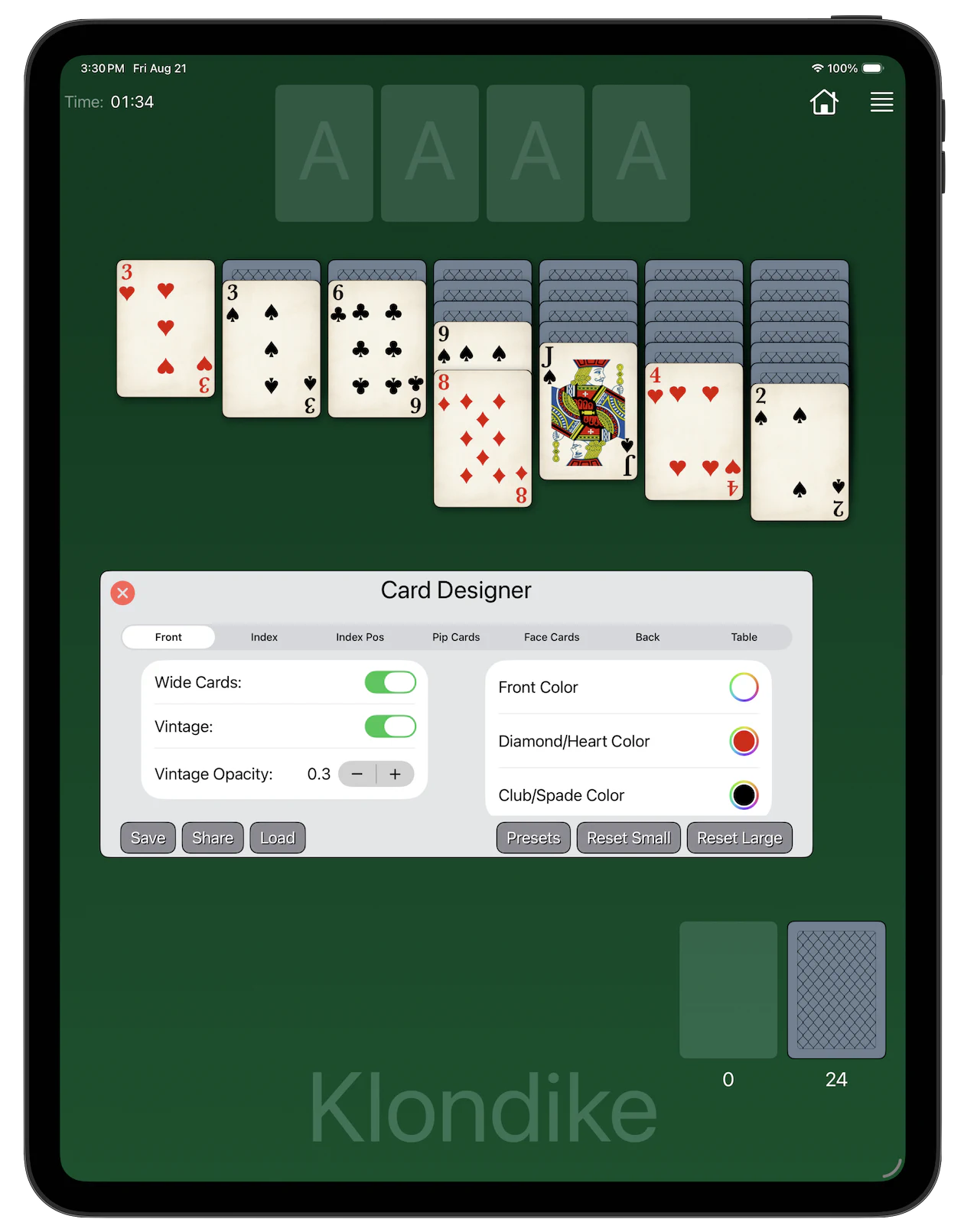 Fein Solitaire — Card Designer