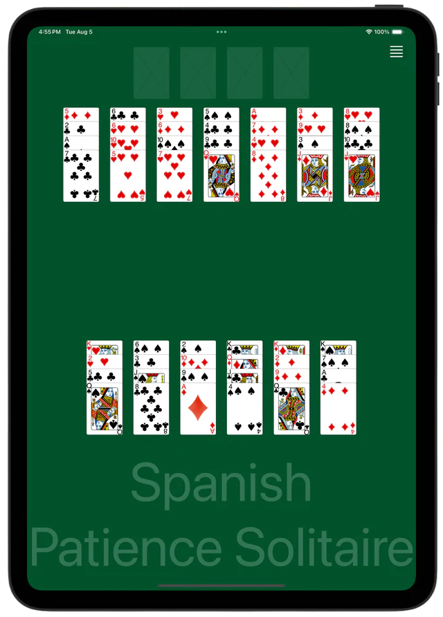 Spanish Patience solitaire